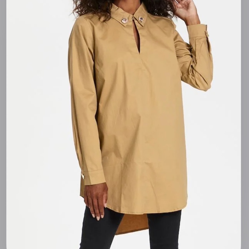 Karen By Simonsen FONZIEKB Long Sleeved  Tunic Shirt Apple Cinnamon